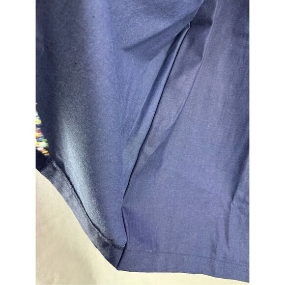 Vintage Handmade Denim Beaded Western Southwestern Wrap Skirt Size 16 - Picture 4 of 11